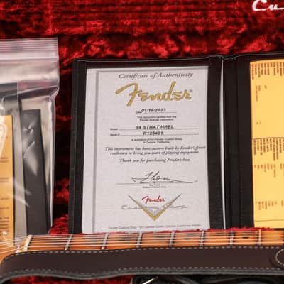 Fender Custom Shop 1956 Stratocaster Heavy Relic Guitar - Aged Vintage White - CHUCKSCLUSIVE - #R125401 image 21