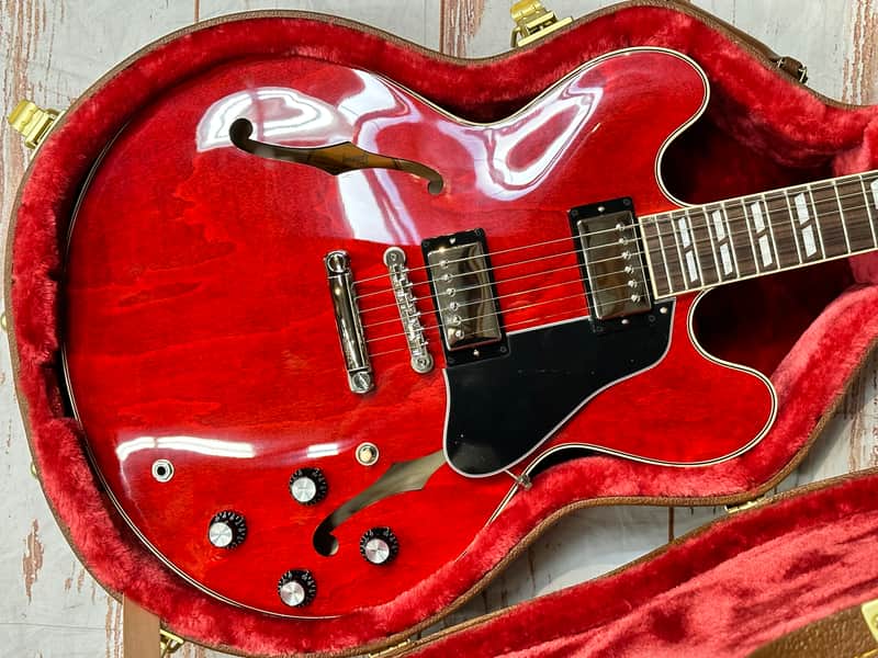 Gibson ES-345 2023 Sixties Cherry New Unplayed Auth Dlr 7lb 13oz #286