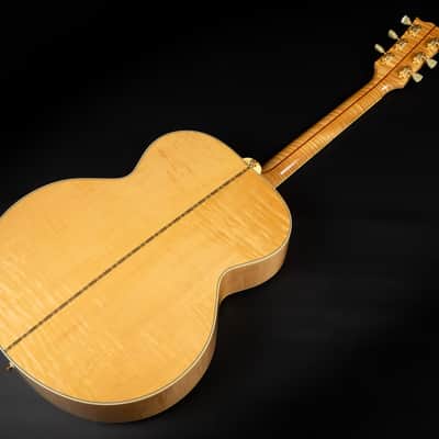 1998 Gibson SJ-200 Reissue - Antique Natural | USA Montana All Solid J-200 Jumbo Vintage Acoustic Guitar Good Wood Era Collector's Condition | OHSC image 12