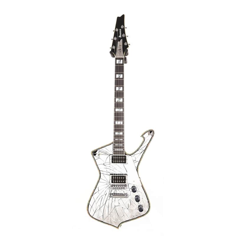 SILVER CADET/Ibanez ミラージュタイプ PaulStanley Ibanez PS1CM Paul Stanley Signature Cracked Mirror Iceman | Reverb