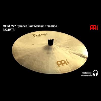 Meinl Byzance Jazz Medium Thin Ride Cymbal 22" image 2