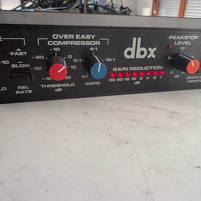 dbx 166 2-Channel Dynamics Processor 1980s - Black image 3