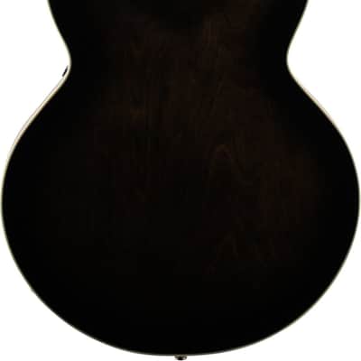 Ibanez AFB200 Artcore 4-String Semi-Hollow Bass Guitar, Walnut Fingerboard, Transparent Black Sunburst image 3