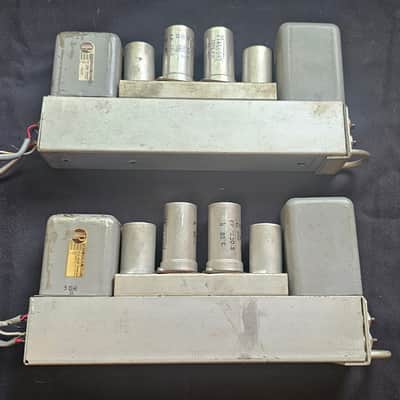 TWO Vintage Altec 428B Tube Preamps P522B Original Power Supply image 4