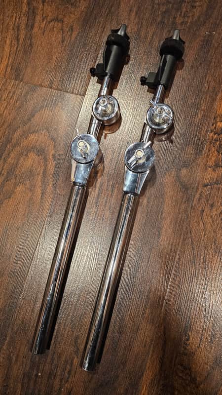 20" Chrome Articulated Cymbal Boom Arms (Pair) image 1