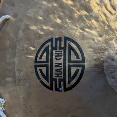 Han Chi  22in Authentic Chinese Wind Gong W/ Zildjian Cymbal bag! image 2