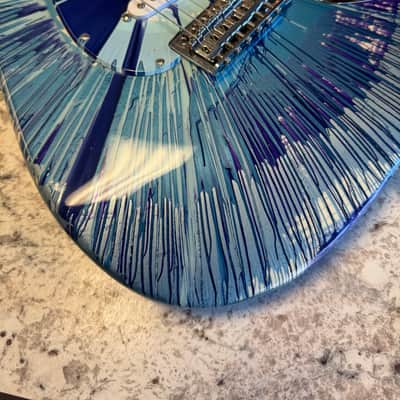 Fender SplatterCaster Midnight Swirl image 8