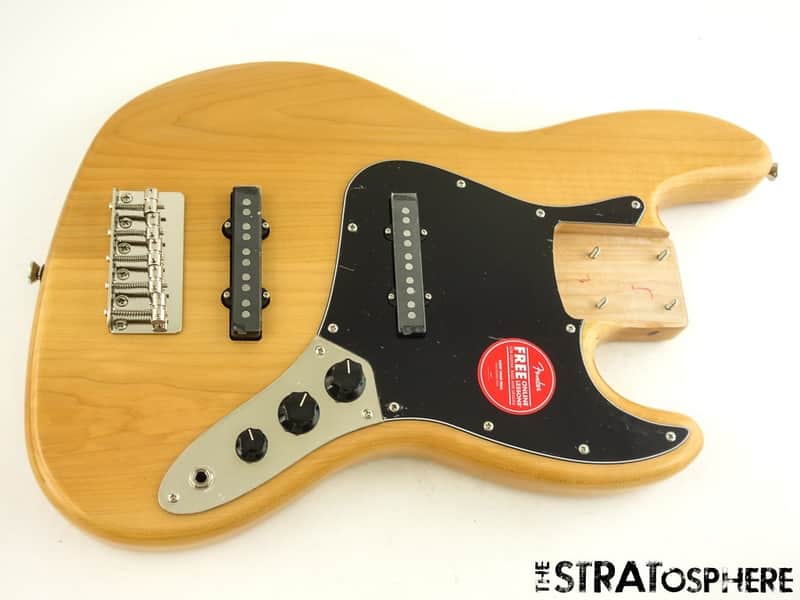 LOADED Fender Squier Classic Vibe 70s Jazz J Bass V 5 String BODY, Natural image 1