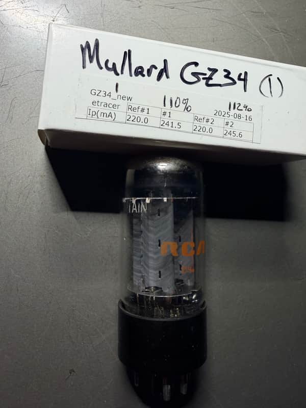 MULLARD NOS 5AR4 GZ34 image 1