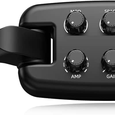 Guitar Headphone Amp for Electric Guitar, Bass Guitar Headphone Amplifier for Portable Practice, 9 Amp Models, 3 Mod Effects, 3 Space Effects, with Bluetooth Receiver, USB Recording image 1