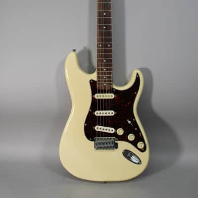 1992 Fender Squier Series Stratocaster MIK Rosewood Olympic White image 1