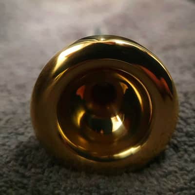 ROTH 7 cornet mouthpiece, silver and gold 24K plated image 5