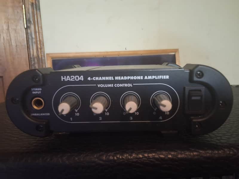 Live Wire HA204 4-Channel Headphone Amplifier 2010s - Black image 1