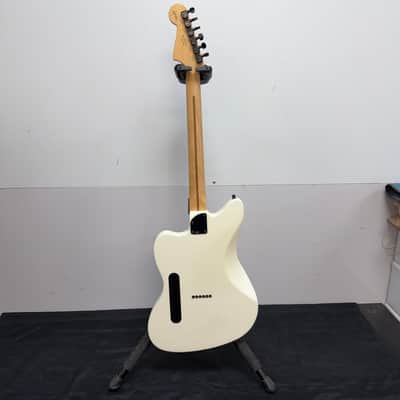 Used Fender JIM ROOT Signature JAZZMASTER V4 Ebony Polar White Electric Guitar with Original Case image 13