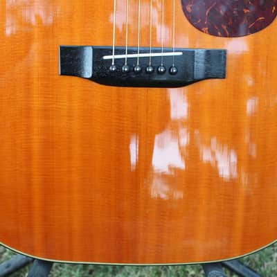Beautiful Vintage 1980s Sigma SDM-18 by Martin Dreadnought Acoustic Guitar MIK Korea image 12