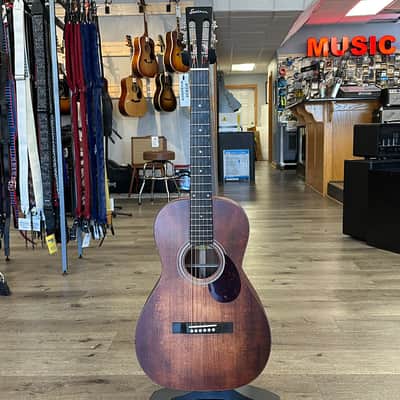 Eastman E1P-CLA Parlor Acoustic Guitar in Classic Finish w/ Gig Bag image 8