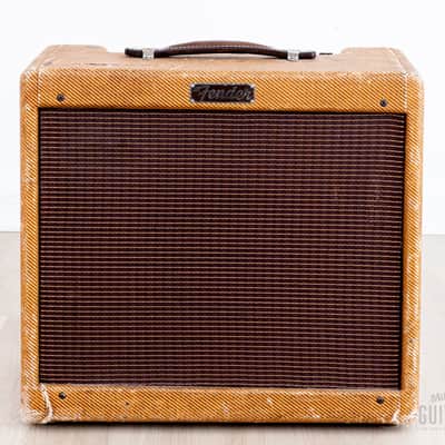 Immagine 1957 Fender Princeton Tweed Vintage Tube Amp 5F2-A w/ 100% Original Circuit - 2