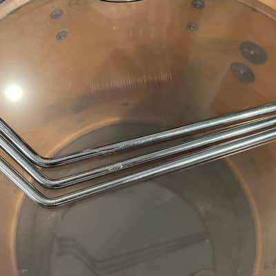 Ludwig 15, 18, 24 Super Classic 3 ply 70s White cortex drum set image 8