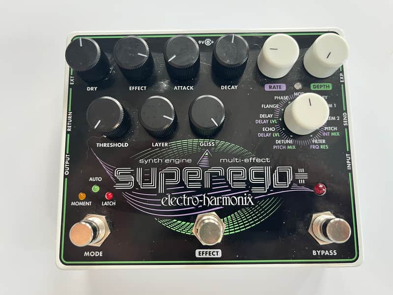 Electro-Harmonix Superego Plus Synth Engine/Multi Effect 2017 - Present Black/Purple/Green image 1