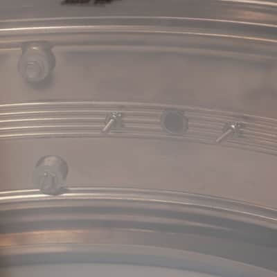Rogers 5x14" Dynasonic Chrome-Over-Brass Snare Drum - 1960s (5-Line) image 13