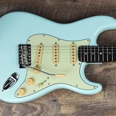 MyDream Partcaster Custom Built - Sonic Blue Wenge SRV image 1