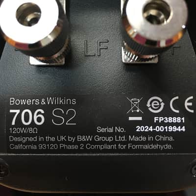Bowers & Wilkins 706 S2 Bookshelf Speakers image 5
