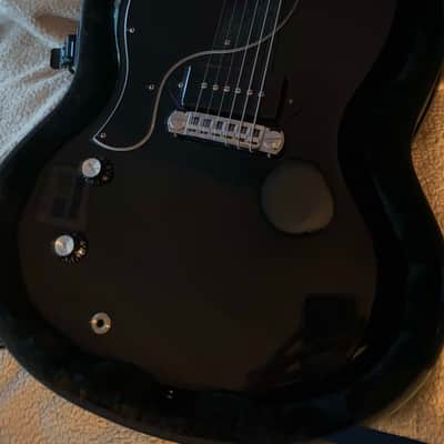 gibson sg junior jr black ebony left handed lefty guitar 2011-2013 image 5