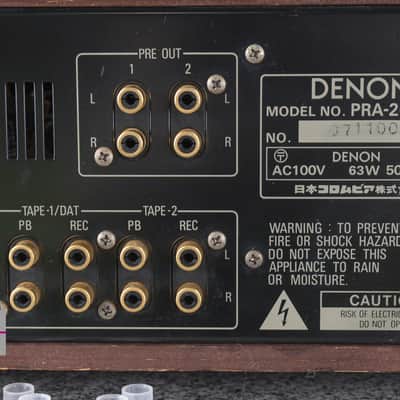 DENON PRA-2000ZR Stereo Pre-Amplifier in Good Condition image 12
