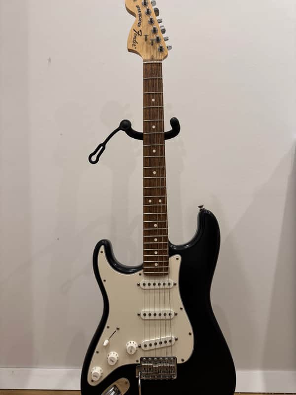 Fender Highway One Stratocaster Left-Handed with Rosewood Fretboard 2006 - 2011 - Flat Black