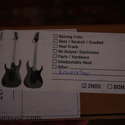 Ibanez MGFM10-OBL Manuel Gardner Fernandes Signature Quest - Obsidian Black Low Gloss image 15