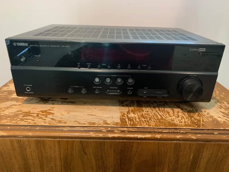 Yamaha RX-V377 5.1 Channel HDMI AV Receiver - PLEASE READ image 1