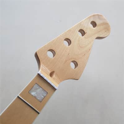 5 String Canada Maple Bass Guitar Neck,21-Fret image 3