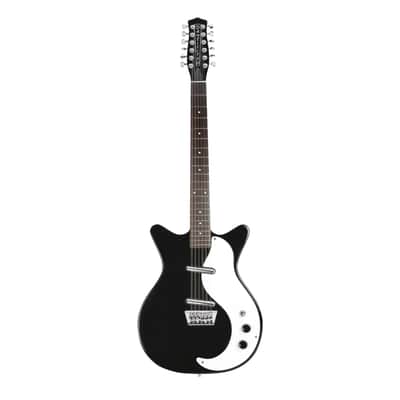 Danelectro '59 12-String Electric Guitar - Black image 1