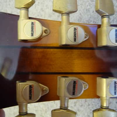 Beautiful Washburn J6 1980's Vintage Sunburst - Hollowbody with HSC image 8