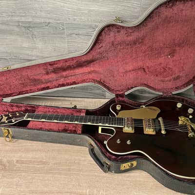 Gretsch 6122 Chet Atkins Country Gentleman 1965 Walnut Brown Guitar & Case #2691 image 23