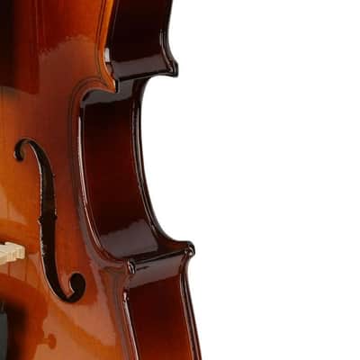 OEM 4/4 Natural Acoustic Violin Fiddle with Hard Case, Bow, Rosin Full Size for beginners 2025 - Wood image 9