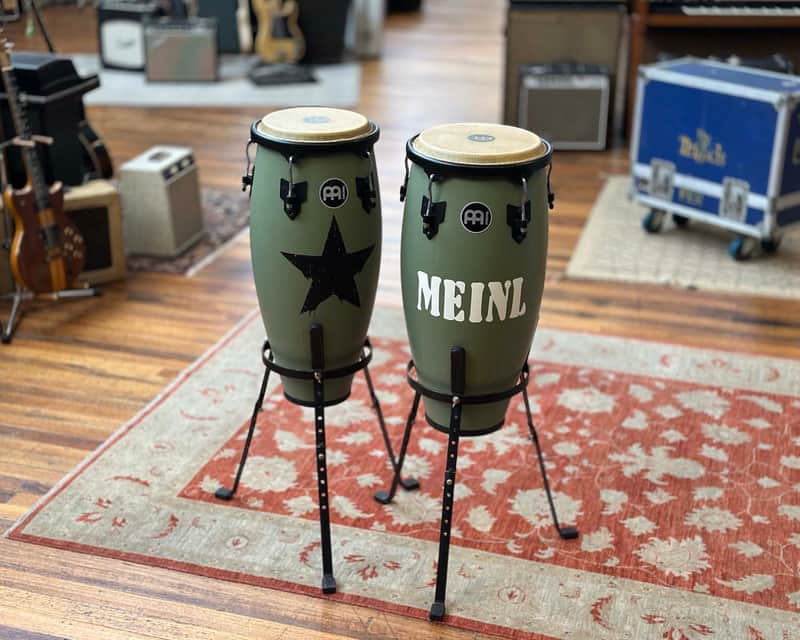Meinl Headliner Series Conga Set w/ Stands (11" + 12") image 1