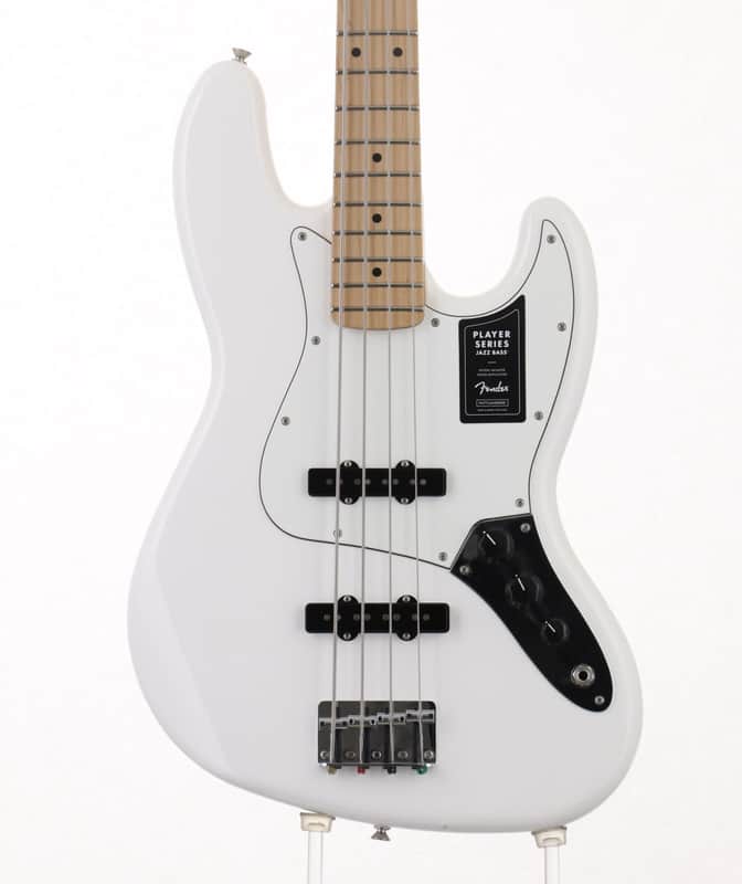 Fender Player Series Jazz Bass with MF, Polar White, Manufactured in 2023 [MX23128396] (08/03) image 1
