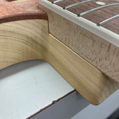 KSG HSS Super Strat Style Body - Maple Body with Padauk Top image 20