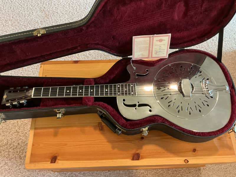 Continental Resonator Guitar Single Cone 1998 - German silver image 1