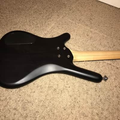 Warwick RockBass Corvette Basic Passive Fretted 2013 Nirvana Black Finish Passive electronics image 12