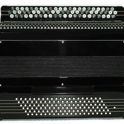Converter Free Bass Button Accordion Tula Yasnaya Polyana Russian Bayan Copper Voices Solid Reeds, New Straps and Soft Case, 2734 image 2