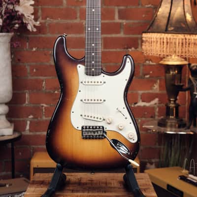 Mario Martin "Model S" Electric Guitar - Relic'd Two Tone Burst Finish & Lollar Pickups! image 2