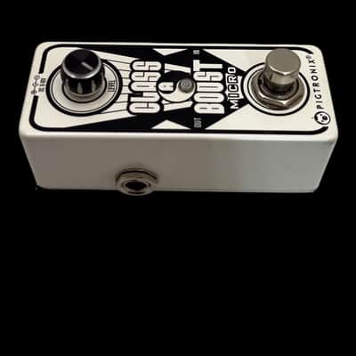 Pigtronix Class A Boost Micro 2018 - White / Black X7543 image 4