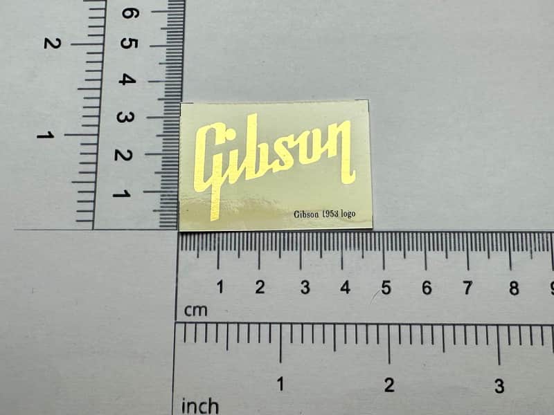 Waterslide Resauration Decal Gibson Les paul 50's (GOLD) image 1