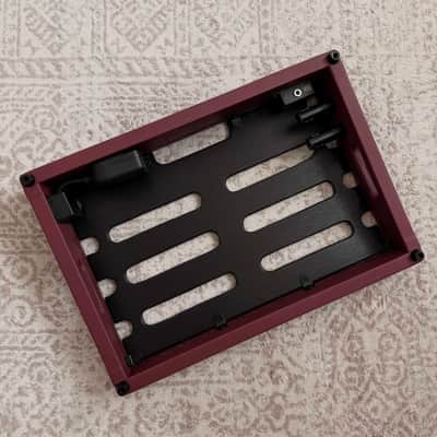 Bolt Custom Pedalboard - Burgundy Tolex | Handmade image 3