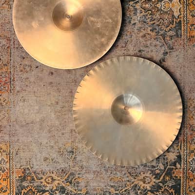 EARLY Vintage Paiste 602 SOUND EDGE Hihats 14” 852 958 g PRE SERIAL! The TONE! Don’t Pay $800 For REISSUES! image 2