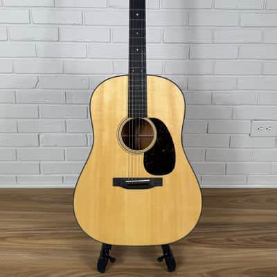 Martin Custom Shop 18 Style 12-Fret Dreadnought in Figured Beeswing Mahogany 2025 - Natural image 1