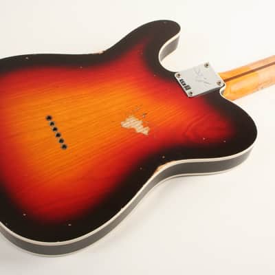 Fender Custom Shop '59 Telecaster Custom Relic Maple Neck Wide Fade Chocolate 3-Colour Sunburst CZ568968 image 6