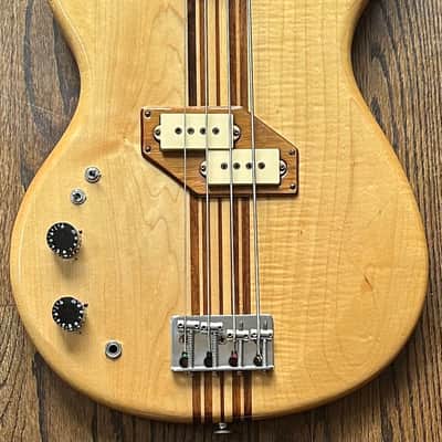 RARE! 1979 Kramer DMZ 4001 LEFTY - Natural w/ OHSC image 2